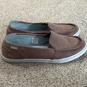 L.L. Bean Women’s Tan Slip-On Loafers